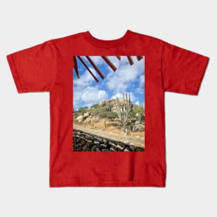 Casibari Rock Formation Aruba Kids T-Shirt
